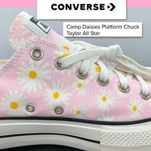 chuck taylor all star camp daisies platform